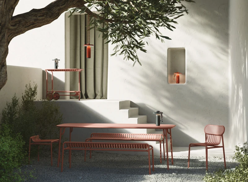 Petite Friture is looking to harmonise design inside and outside the home, with robust pieces for exteriors that resist the elements but are the equal of furnishing styles offered for interiors