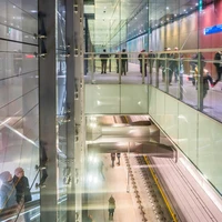 Amsterdam’s North-South Metro line required seven new large, open-layout stations by Benthem Crouwel Architects. Photo: Jannes Linders