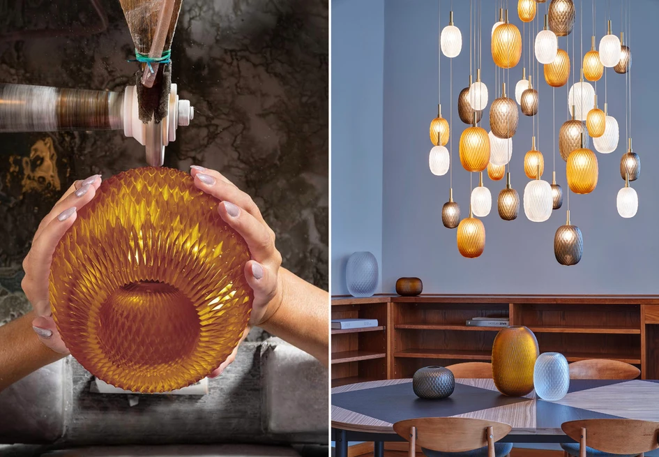 Metamorphosis is inspired by a blend of a snake’s skin, gothic architecture arches and crystal lattice motives