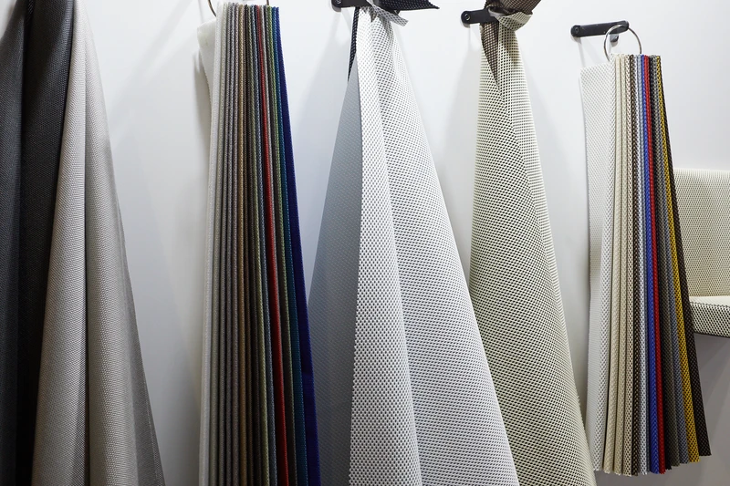 Perforations give modern textiles a clear structure and increase their permeability. © Messe Frankfurt GmbH / Jean-Luc Valentin