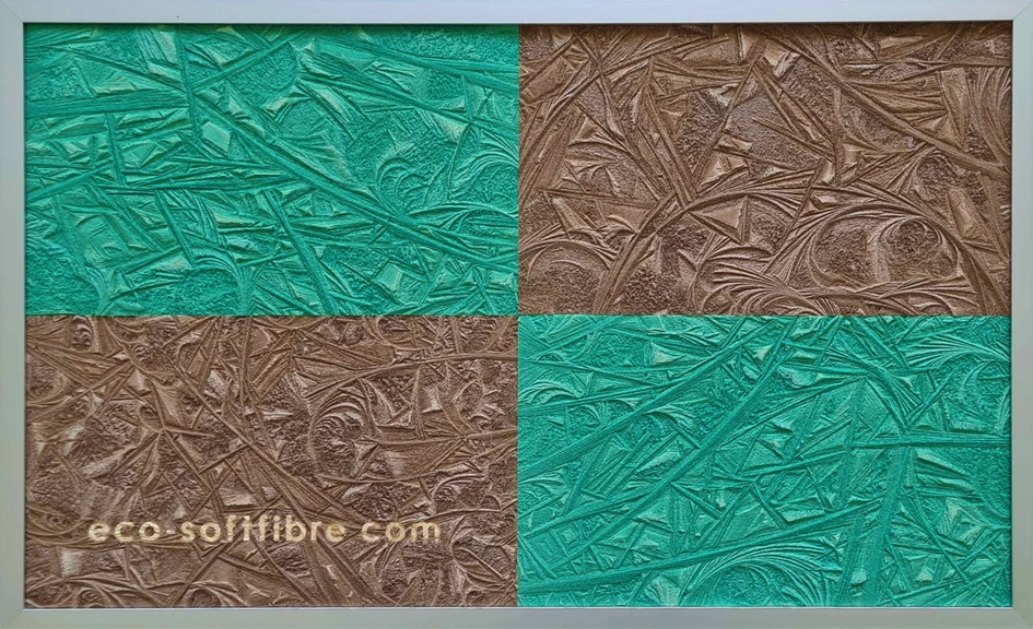 Top: Sunreef Yachts' solar panels were developed in-house and deliver a high performance. Below: The bio-based soft foam 'eco-softfibre' by Ecofibre GmbH & Co. KG has a sound-absorbing effect