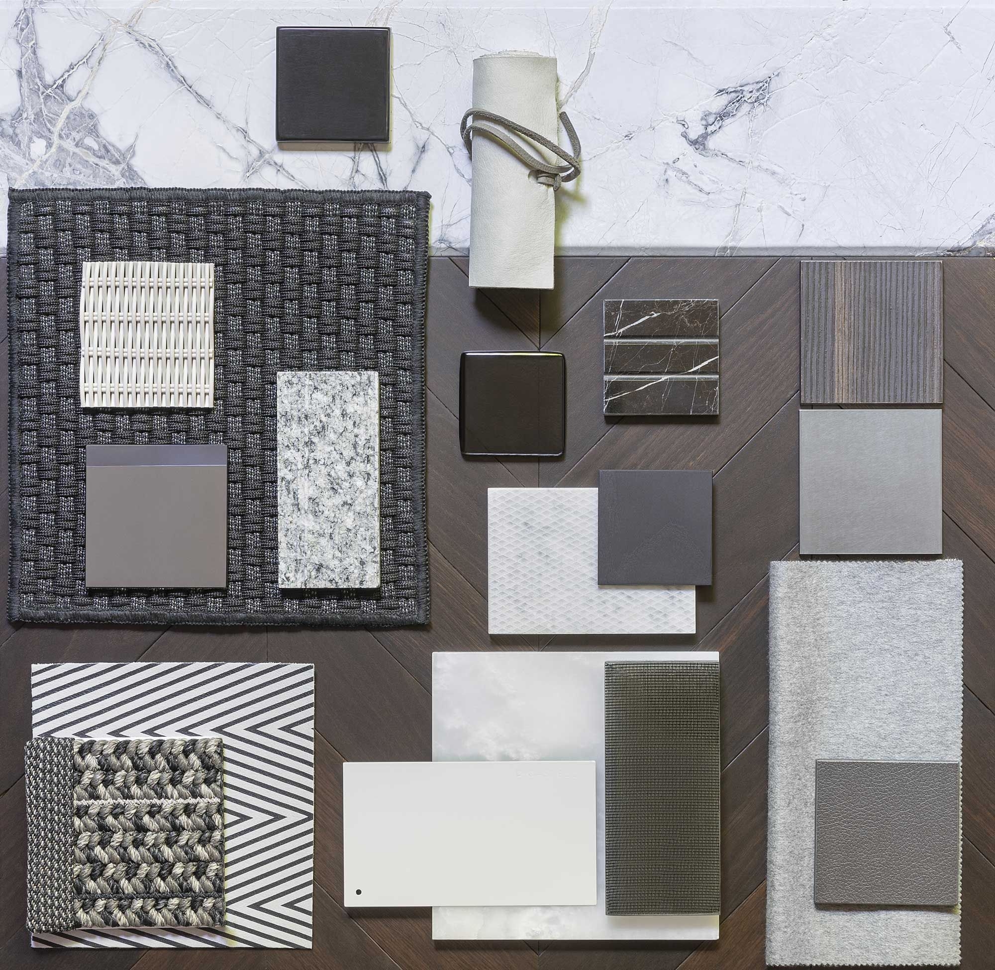 The Materioteca offers access to all brands from the extensive Interni portfolio, together with their materials and various finishes