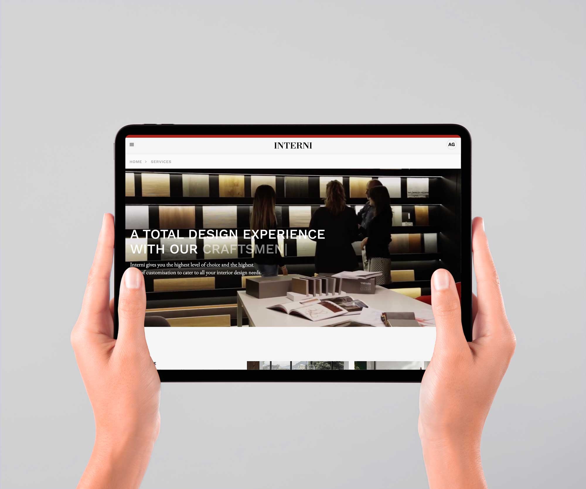 Interni is charting success online and making the total design experience accessible to clients everywhere with its relaunched website