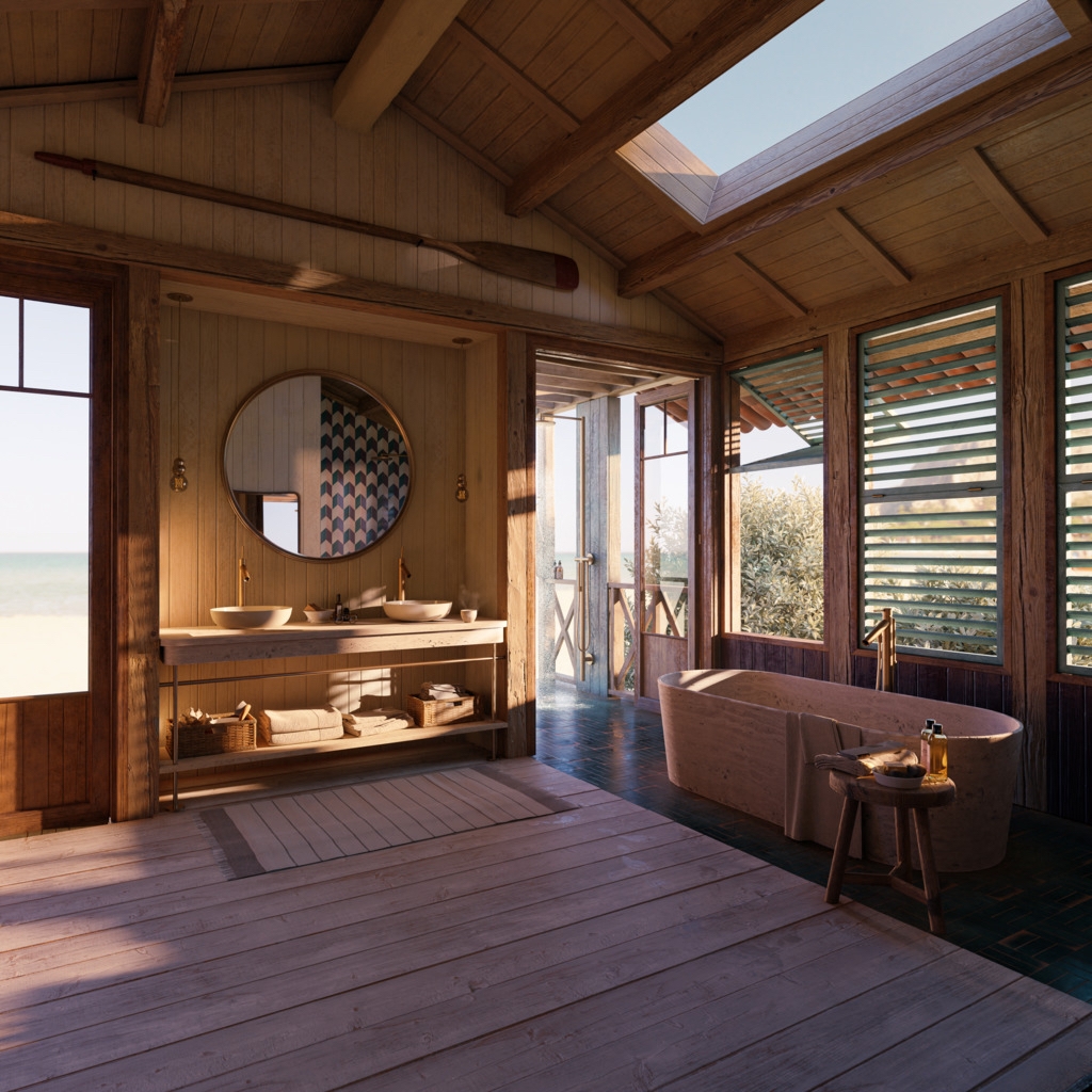 Sarah Poniatowski's personally designed meditative retreat for AXOR is located in southwest France, an area of the world the designer feels a deep, personal connection