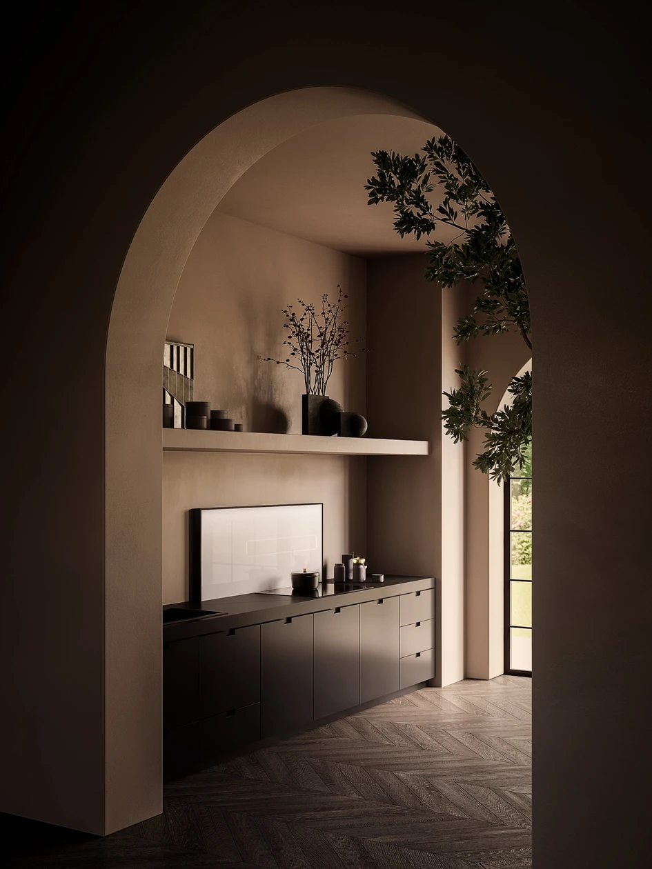 Elements, das neuesten Konzept von Falmec, das auf der Eurocucina vorgestellt wurde, setzt die Innovation in der Dunstabzugshauben-Technologie fort – es führt modulare Einheiten ein, die für jeden Raum, ob gross oder klein, passend gemacht werden können