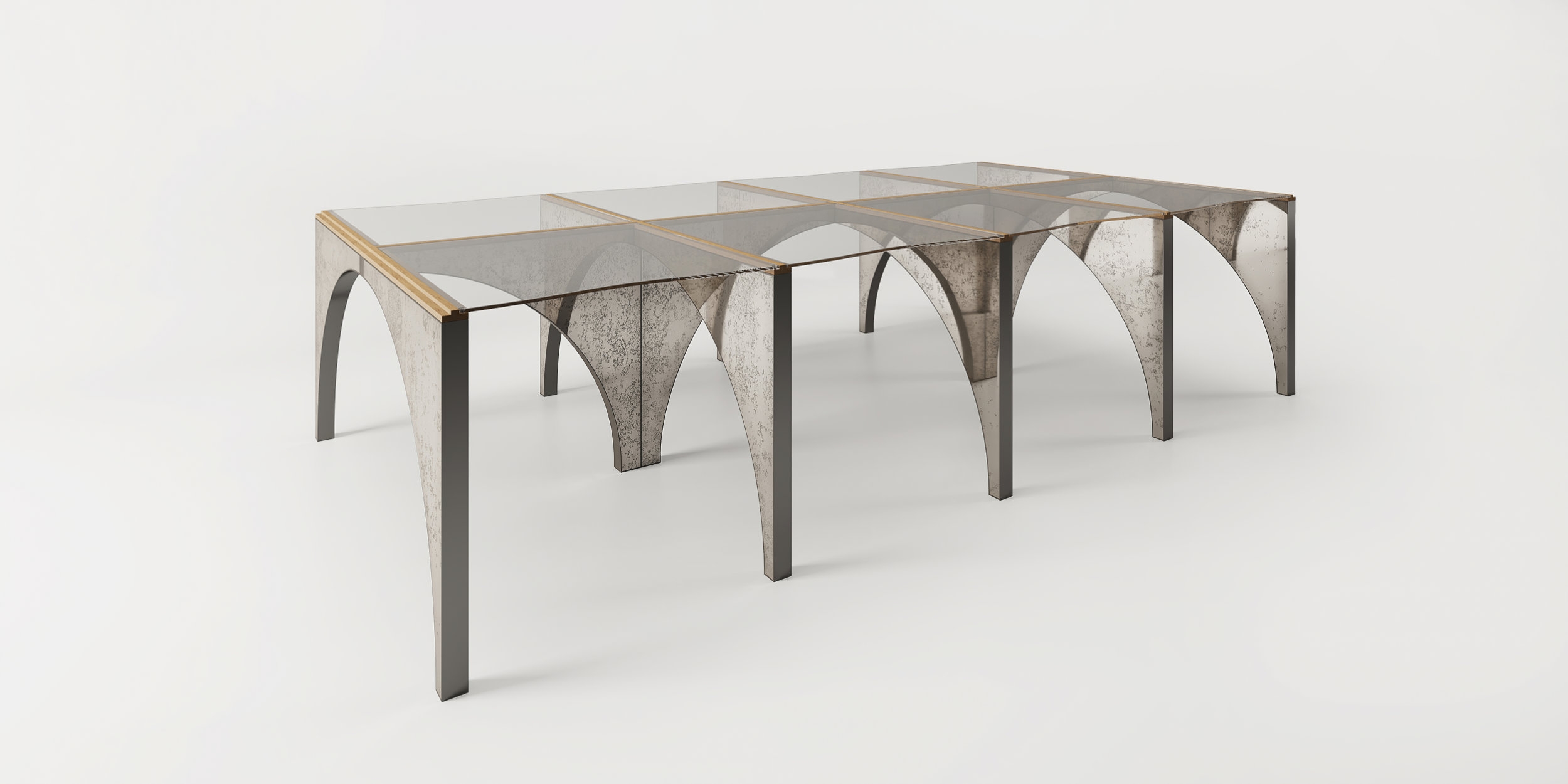 Strikingly contemporary but echoing classical forms, Boschetti’s tables create a focal point for any room