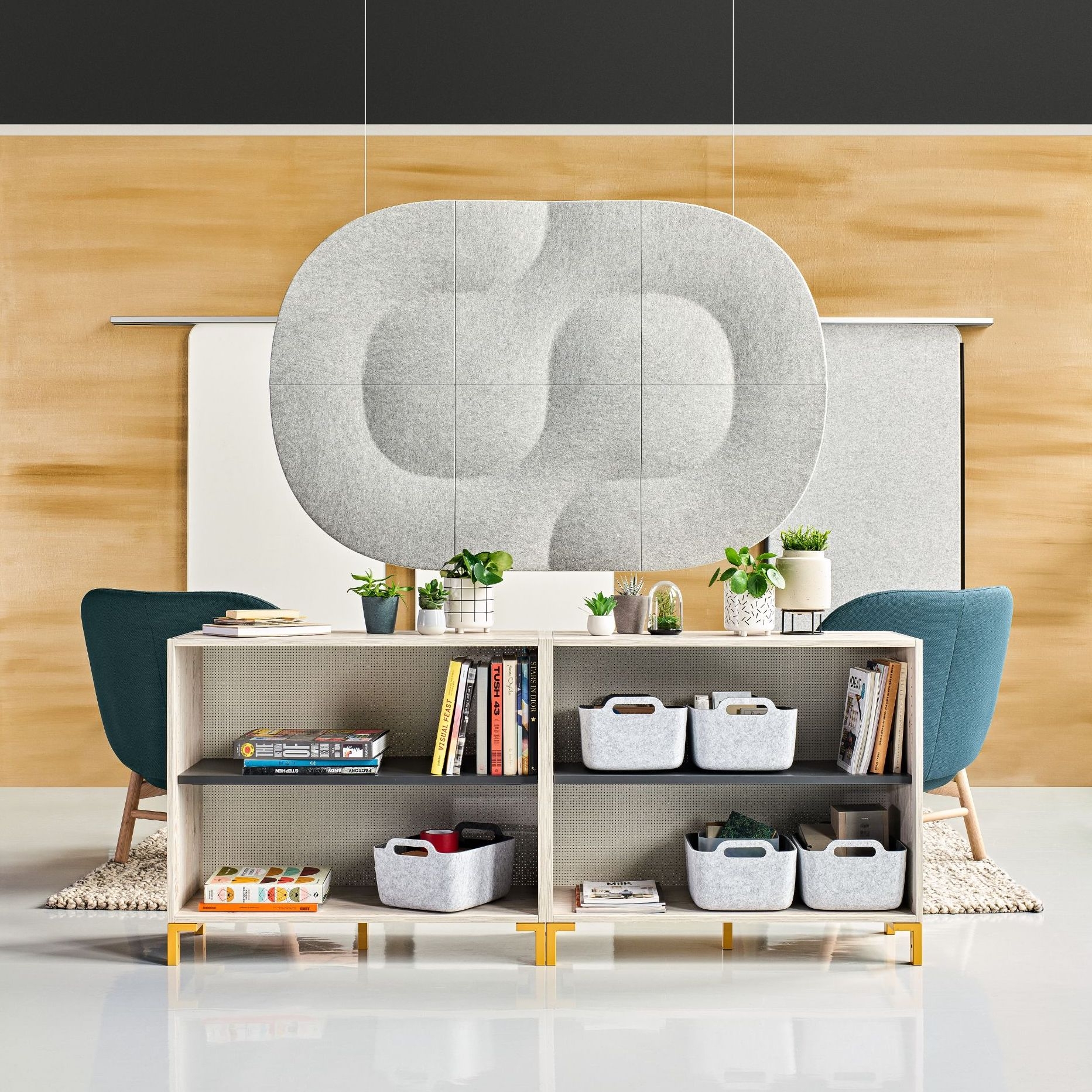 Lire l’histoire Steelcase's Truchet Acoustic Tiles cut through the noise