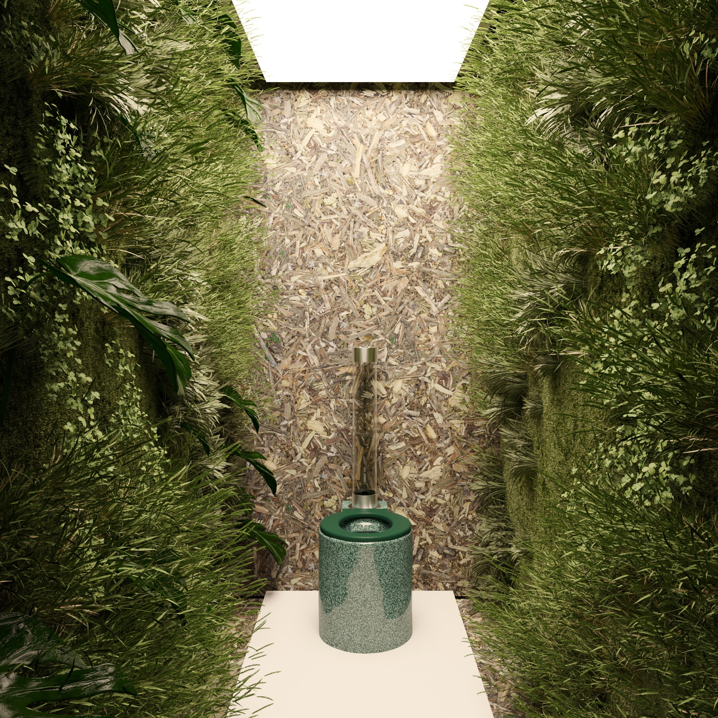 Trone entwirft neben unkonventionellen Toiletten, die unsere Vorstellungen, wie sie auszusehen haben, infrage stellen, auch die erweiterte Badezimmerumgebung, zum Beispiel bei dem oben abgebildeten, von der Natur inspirierten Hotelprojekt in Ljubljana