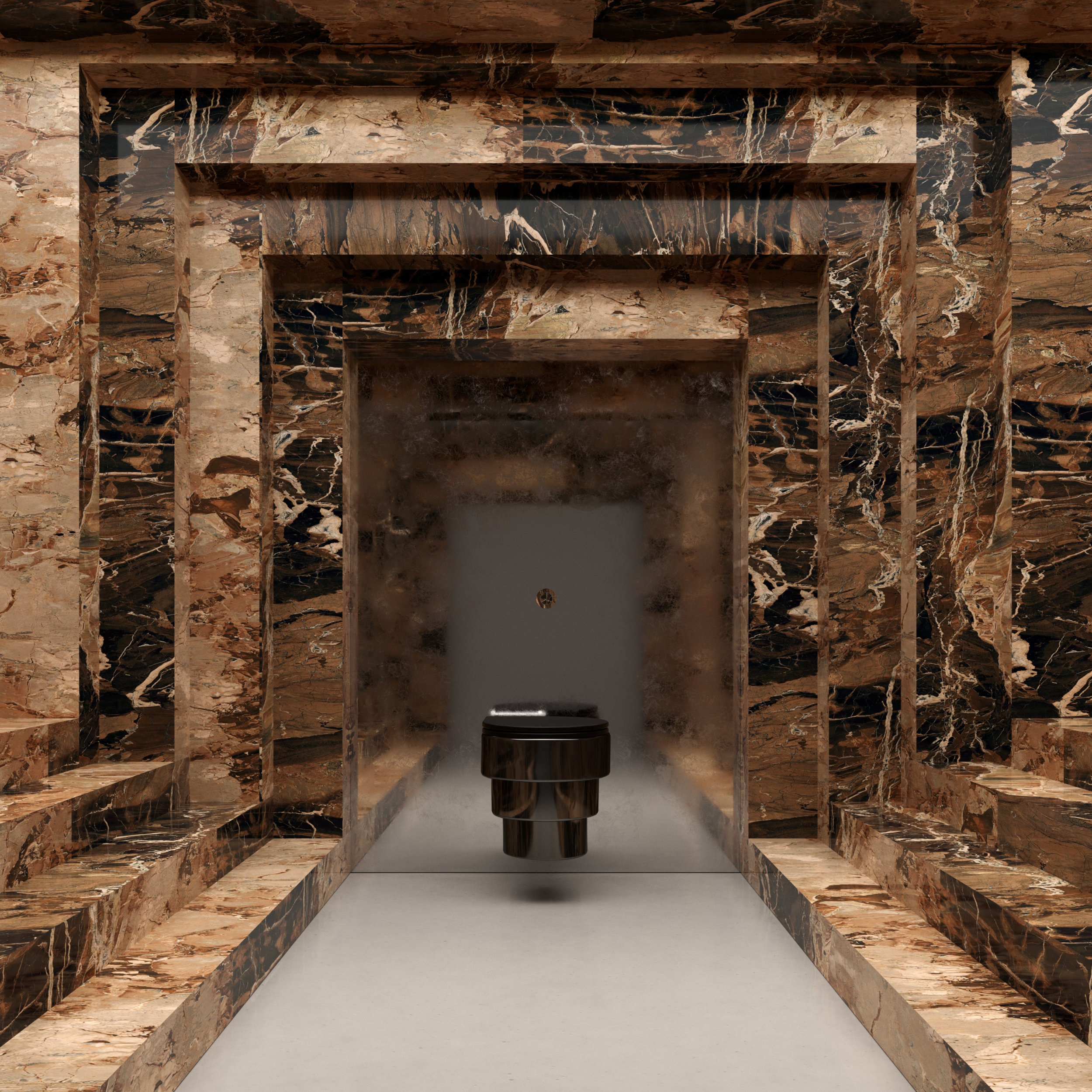 Radikal innovative Gestaltungsmerkmale wie der transparente Spülkasten von Icone01 oder Callipyges Asymmetrie und dreistufige Keramik sind Trones Schlüssel zur Marke – ebenso stehen intelligente technische und gestalterische Lösungen im Produktfokus