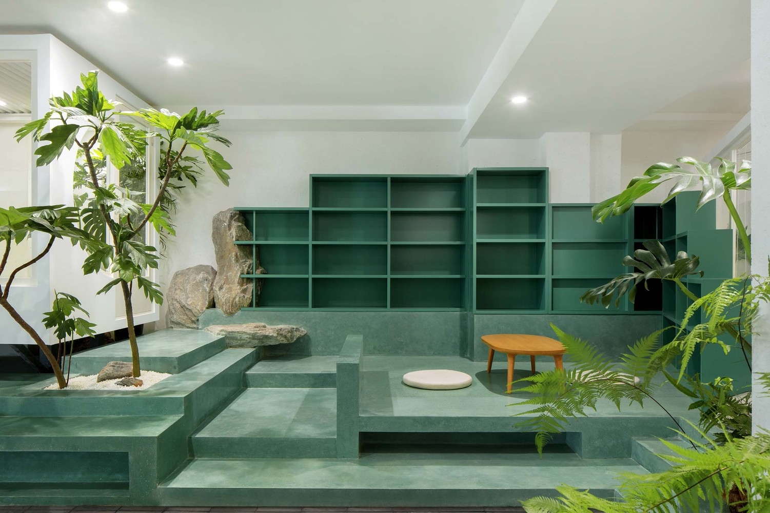 Green is good: luxury hospitality spaces with verdurous surfaces