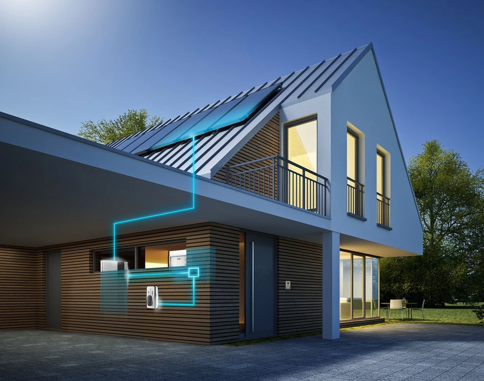 Das Energiemanagementsystem flow von Hager bringt selbsterzeugte Energie in den richtigen Fluss – zu jeder Zeit