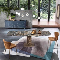 Riflessi’s new Sabino table has a flexible design which allows for different material combinations, sizes and shapes, but in all guises, it makes a striking focal point in a room