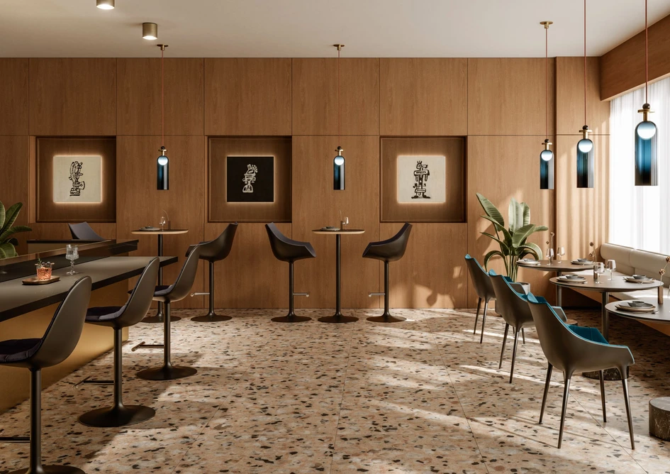 Lobby spaces and restaurants alike benefit from the inclusion of Cassina Pro's sculptural accents