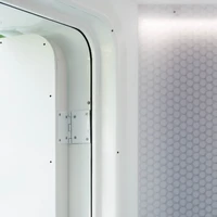 The versatile and translucent clear-PEP® architectural panels with UV-stable polycarbonate or acrylic top layer are characterised by extreme stability, rigidness and also ease of processing