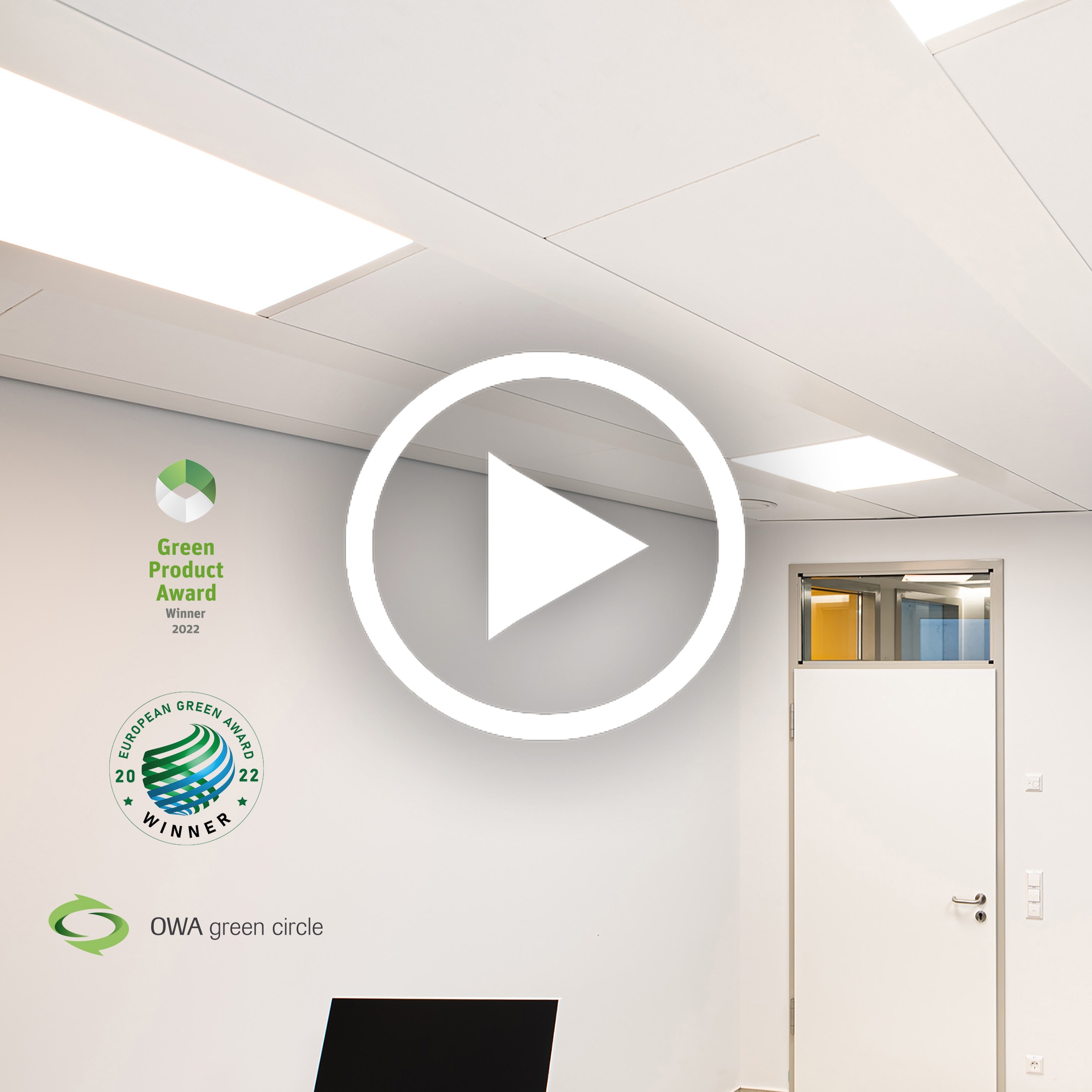 Leer la historia Sustainable comfort: OWActive mineral climate ceiling