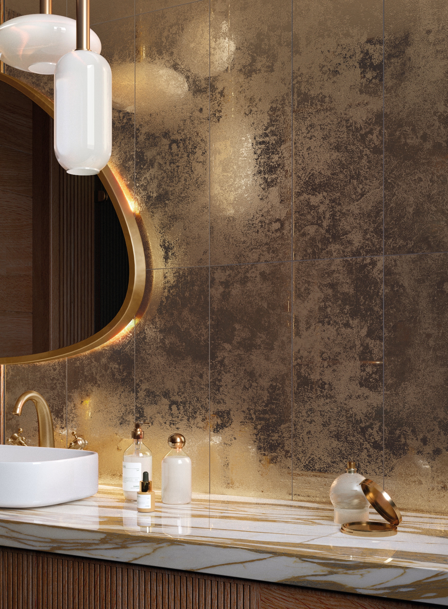 Architect Andrea Boschetti has ensured that the Reflet range comes pre-loaded with patina and narrative possibility