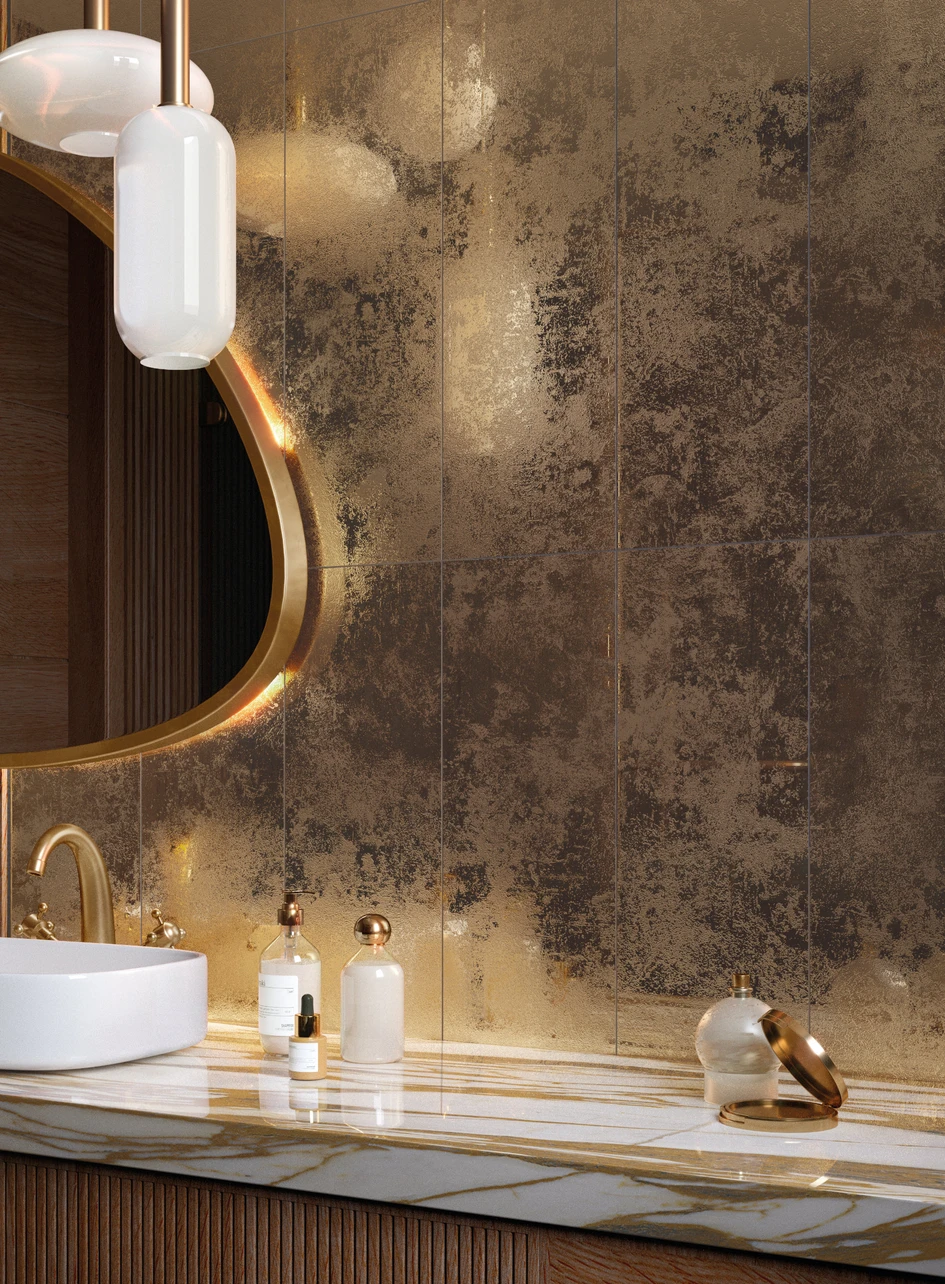 Architect Andrea Boschetti has ensured that the Reflet range comes pre-loaded with patina and narrative possibility