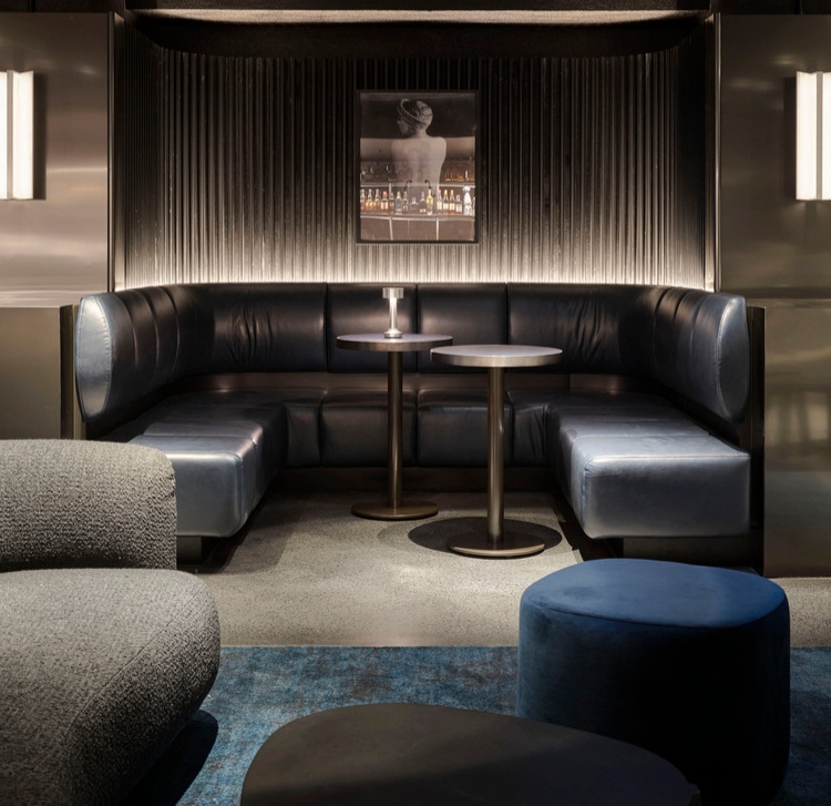 The art deco-inspired Charles Grand Brasserie and Bar includes a restaurant, wine bar and nightclub, all of which communicate a luxurious sophistication. Photos: Ansom Smart and Steven Woodburn