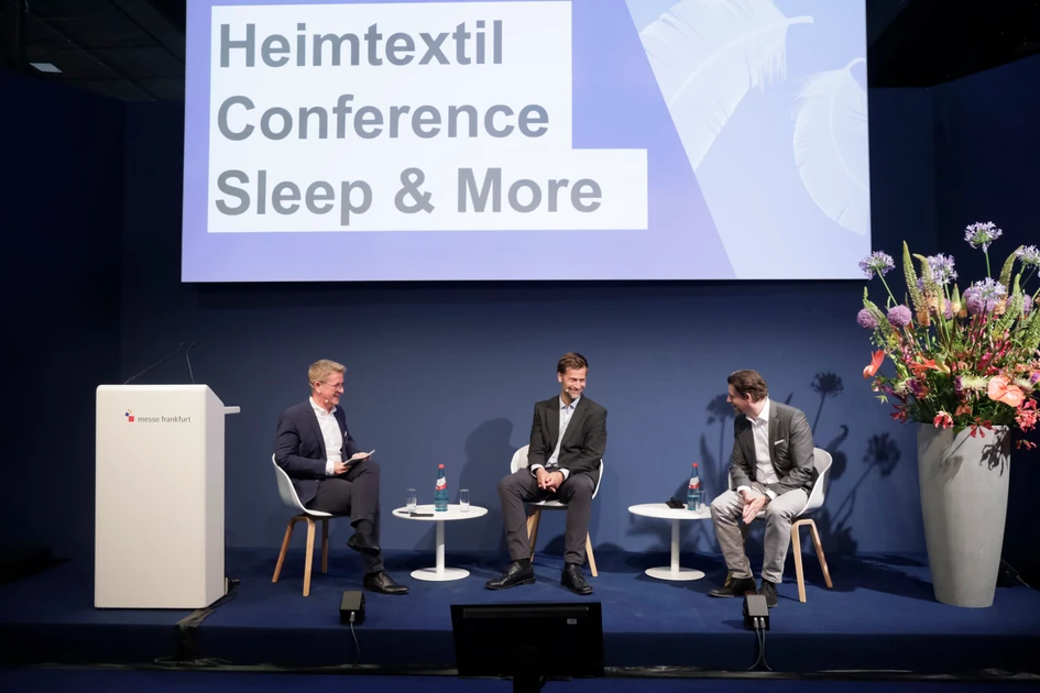 „Sleep & More“: Bei der Heimtextil Conference referieren Experten:innen aus unterschiedlichen Blickwinkeln der Branche über aktuelle Erkenntnisse, Entwicklungen und Trends rund um den gesunden Schlaf. Foto: Thomas Fedra