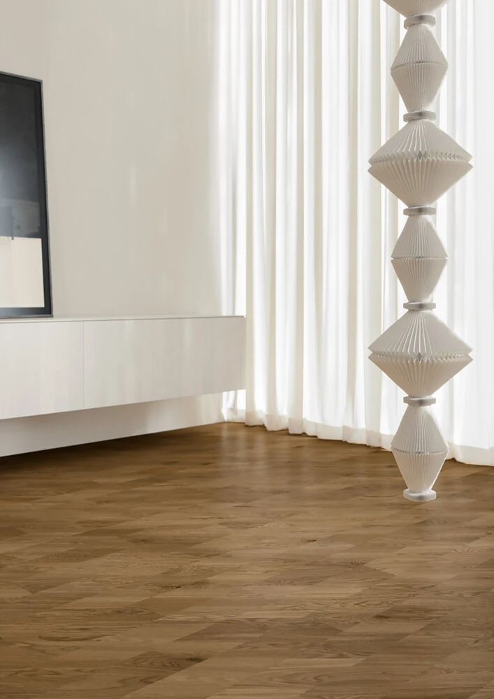 The flooring collection offers mesmerising aesthetics while providing high-performance and durability