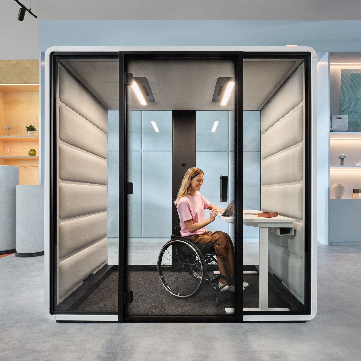 Read story Empathetic design in action: booths for physical and sensory inclusion