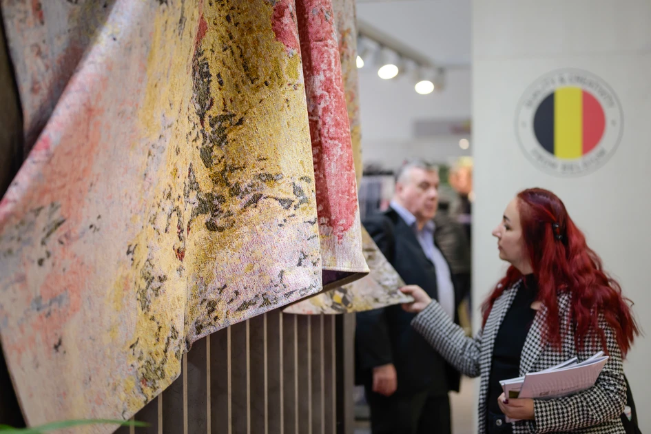 2,900 exhibitors across 16 hall levels at Heimtextil 2025 showcase their newest products in home and contract textiles. Photo: Messe Frankfurt, Pietro Sutera