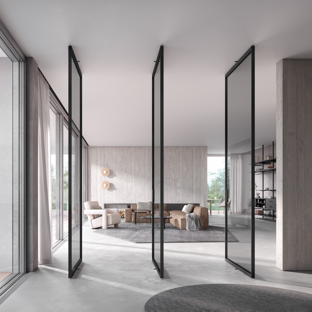 Read story The turning point for seamless interior transitions: pivot doors by Raumplus