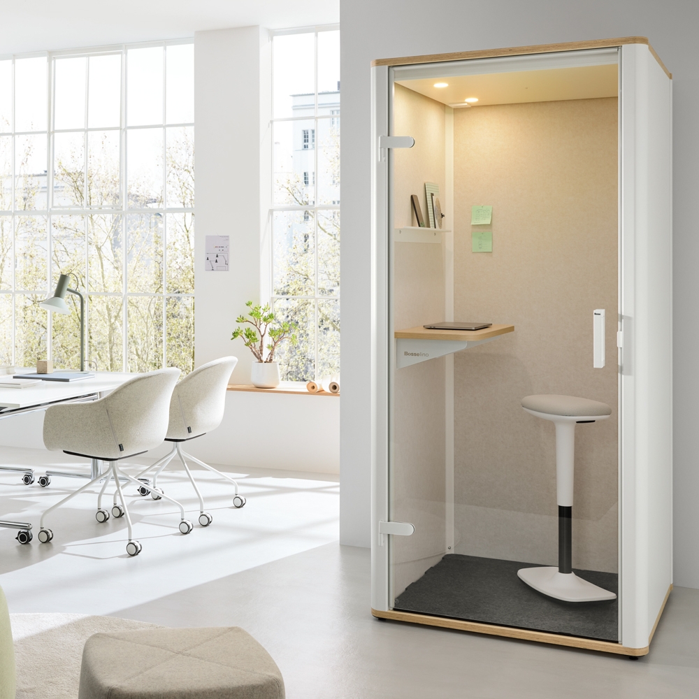 Leer la historia Compact, calm, sustainable: A bosselino uno solution for a productive workspace