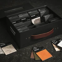 Physical material sample boxes offer designers the flexibility to curate distinct sets tailored to different projects and moods