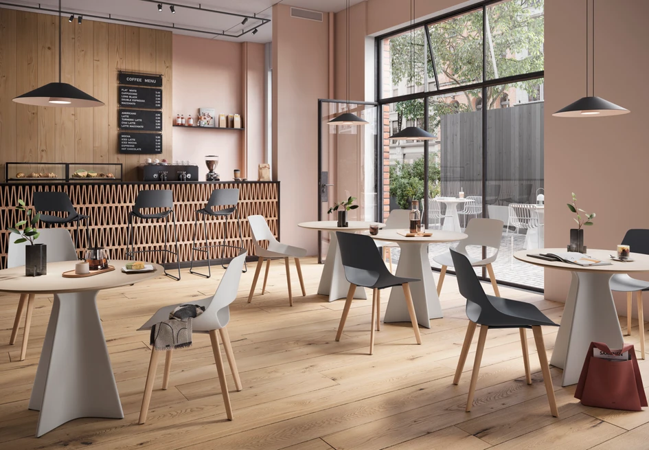 Available with either seat upholstery or both seat and backrest options, scoop can also be equipped with a shell made from recycled plastic