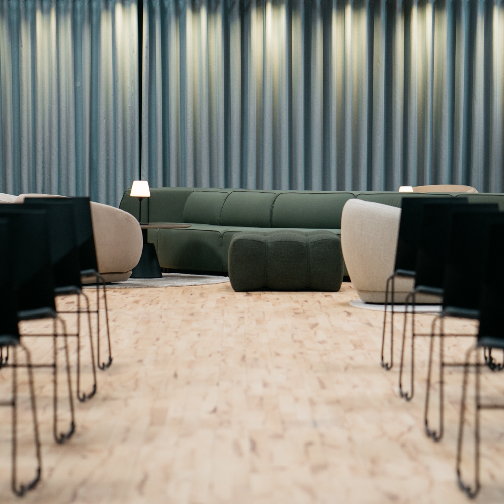 Read story Shared silence, vibrant dialogue: BoConcept transforms an overlooked space