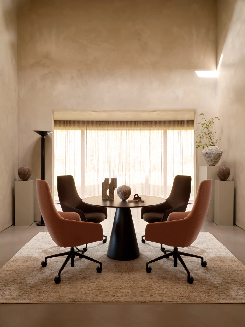 Crafted from low-carbon Bio-PUR® foam and materials that can be reupholstered or recycled, Uma embodies Boss Design’s commitment to sustainability