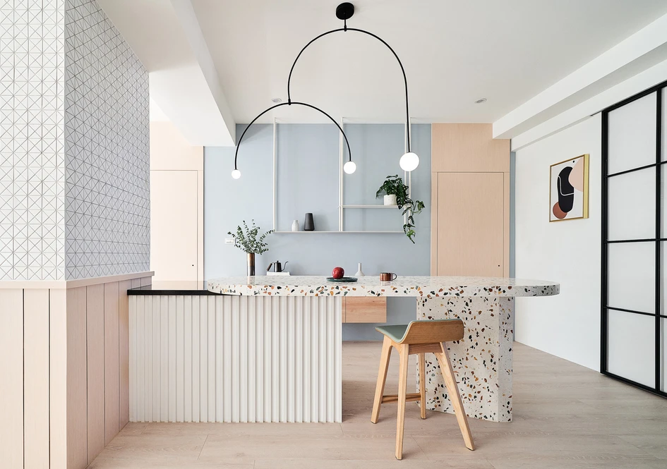 Ne_On Apartment / NestSpace Design. Photo: Hey!Cheese