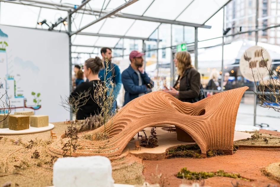 'Class of 2025' returns as a standout exhibition (top), with materials and prototypes that inspire discussions of the future. Photos: © Max Kneefel