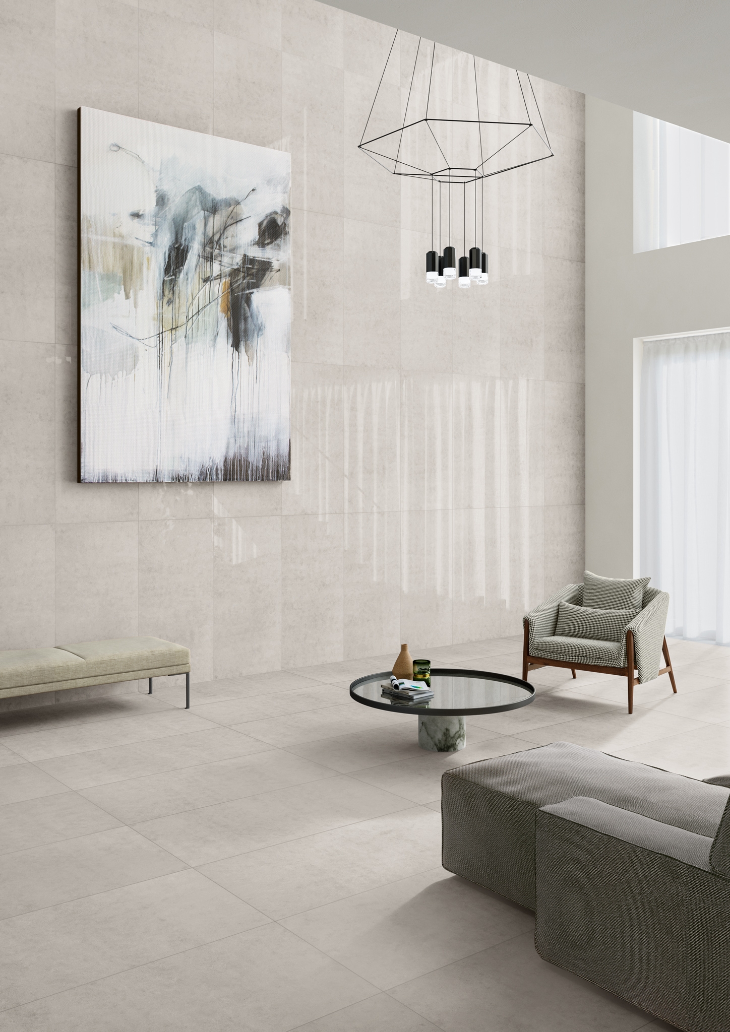 Read story Timeless porcelain stoneware tiles: a modern classic