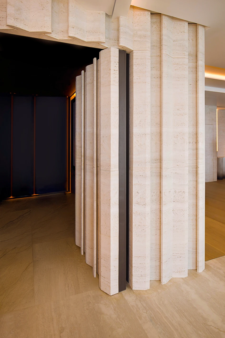 Dubai Cinema Door, United Arab Emirates, designed by Worldesignteam WDM, manufactured by Concept 5, hardware provided by Chabros, photographed by Yasar Curtay