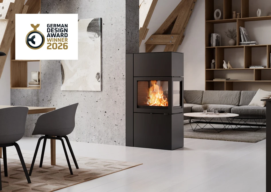 The 600 RD wood-burning stove from Attika wins the German Design Award ...