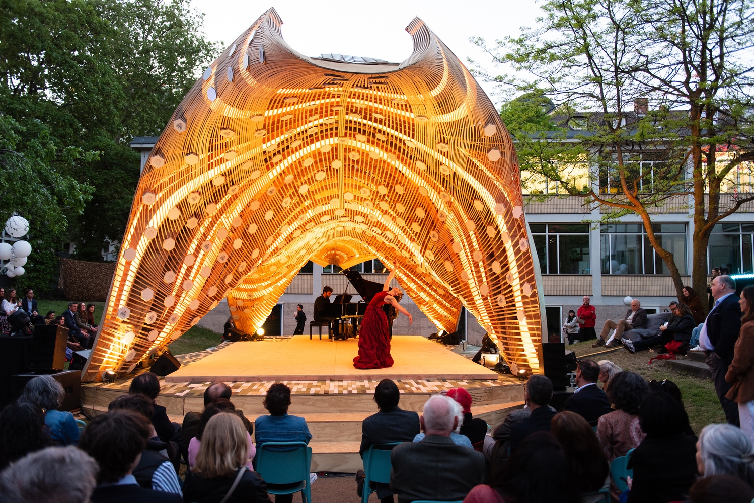 Spanish design pavilion explores reversibility, craft and public
