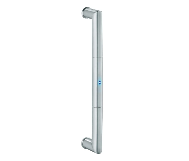 FSB can integrate a fingerprint scanner in door pull handles, for high-end security you don’t need a key for