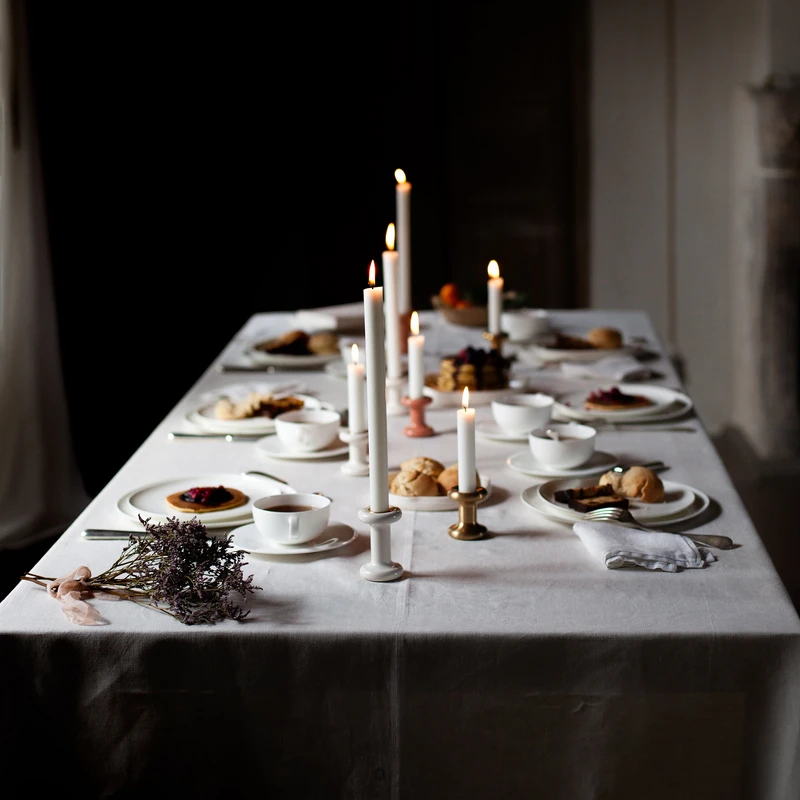 Eldvarm’s latest product is the Lucie Candle Holder, conceived by Charles Kalpakian and available in solid brass or a choice of three colours. Designed to help spark the magic of wonderful conversations