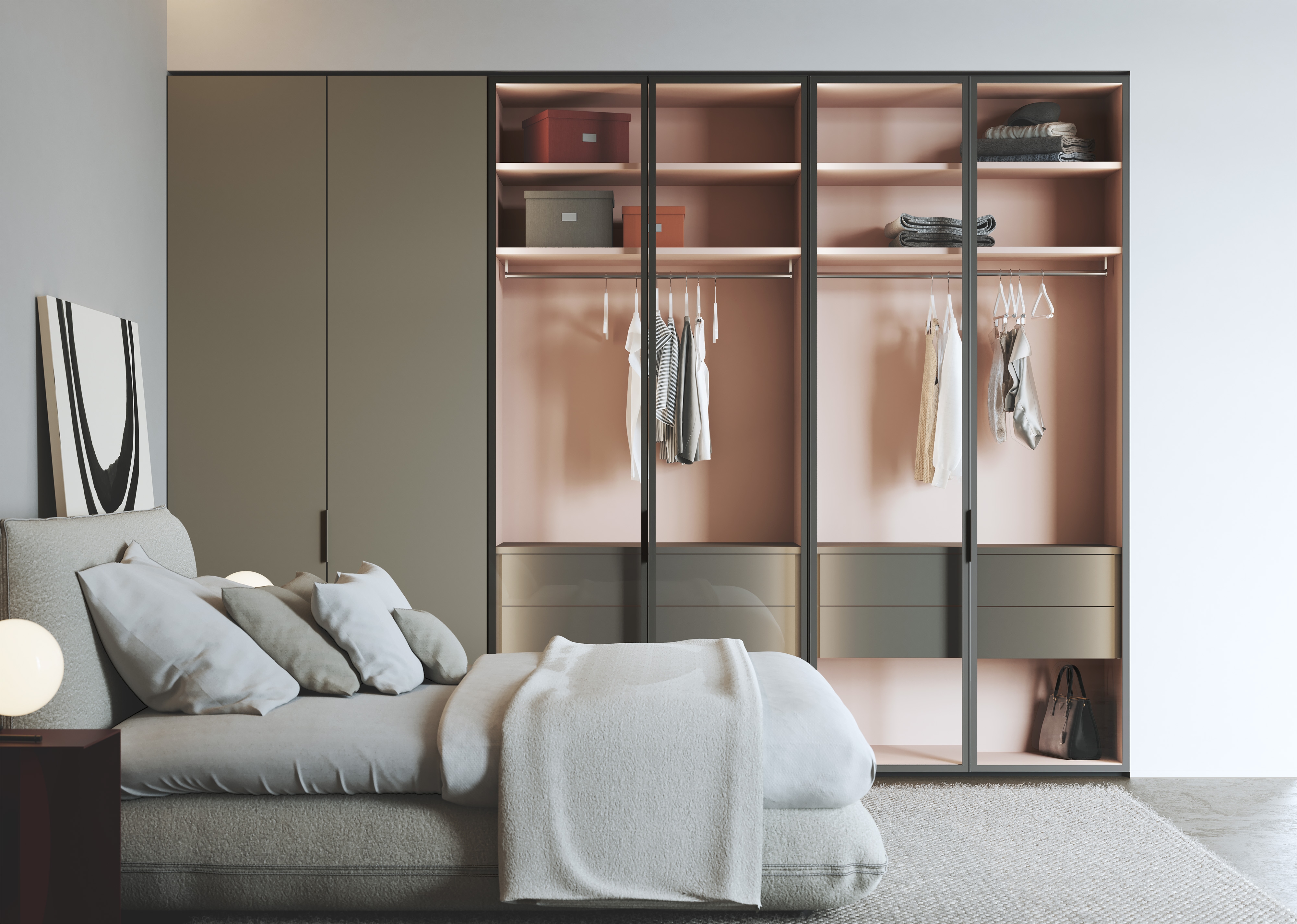 Fotorealistisch: Danthree Studio inszeniert Motive mit weichen, natürlich wirkenden Schattenwürfen und subtiler Imperfektion wie etwa Falten im Textil – ganz so, als würden sie tatsächlich existieren