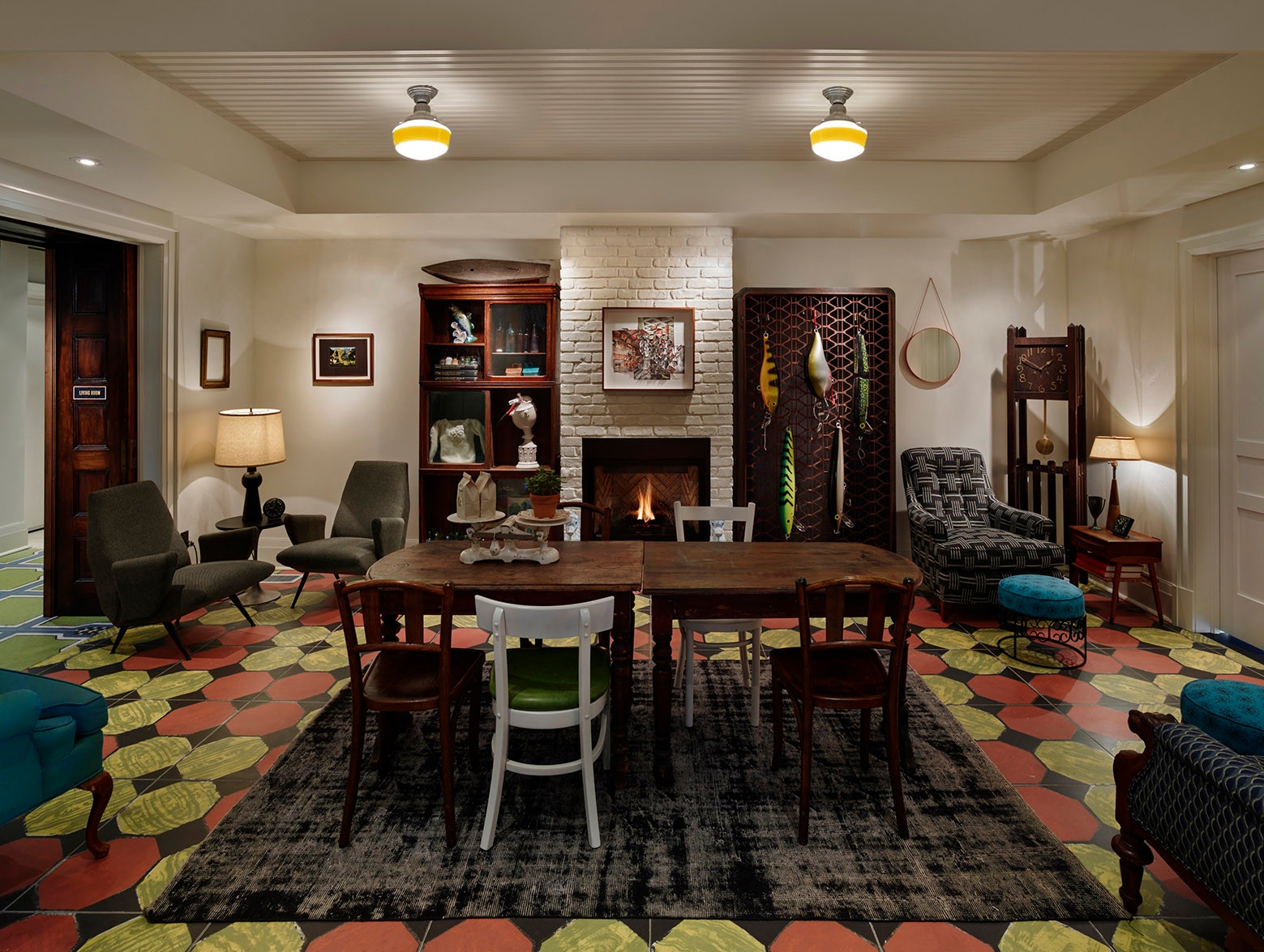 +tongtong combines mismatched furniture and decor from a range of references to give the Drake Devonshire Inn an eclectic, familial atmosphere. Photos: Nikolas Koenig