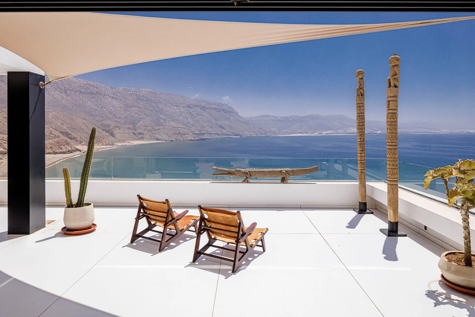 The Deep C Boutique Hotel exclusively offers large suites with separate living spaces (top), multiple bedrooms (middle) and private terraces (bottom). Photos: Alessio Mei