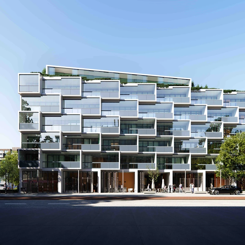 Simply summarised, the advantages of facade glazing include sound insulation, wind protection and higher energy efficiency for the interior. Opening the door for any-season balconies alongside heavy traffic areas