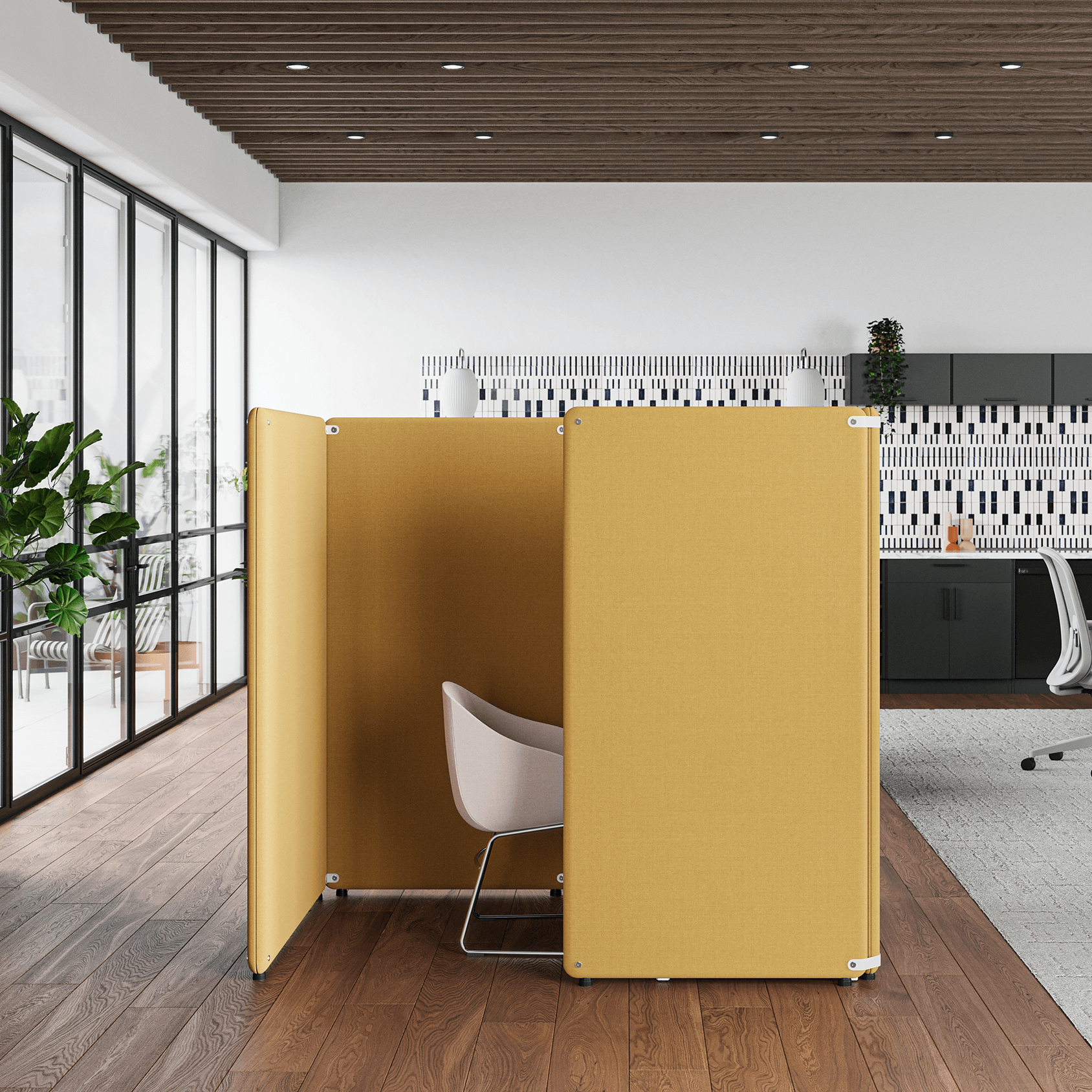 Leggi la storia Deflecting distractions in the modern workplace with Bound acoustic screens