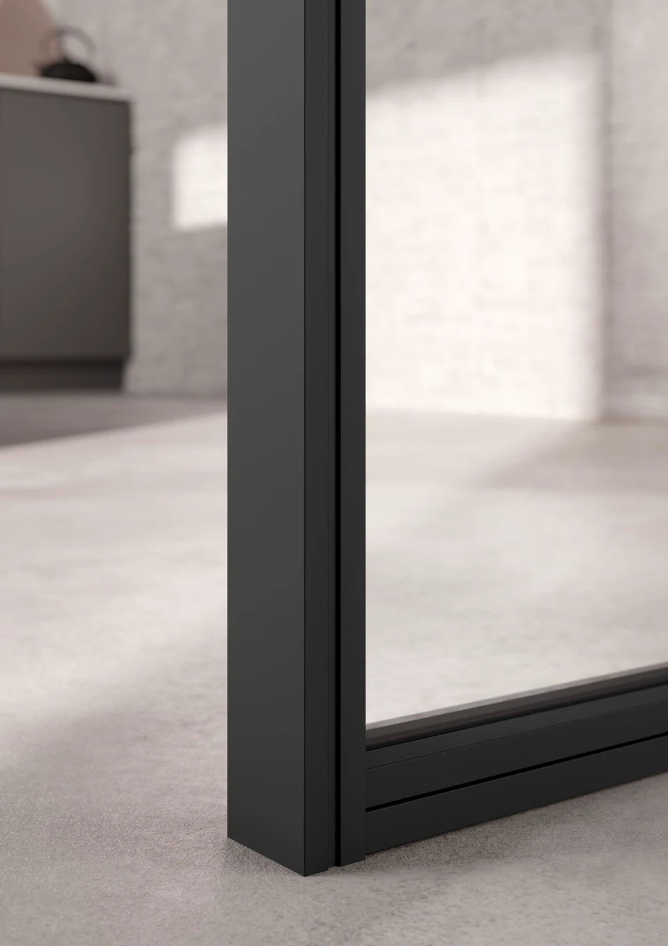 The filigree aluminium profile speaks a minimalist as well as an industrial design language