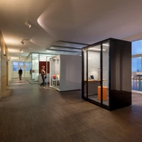 Room in a room, from small to large: In addition to customised systems, the Teambox by Strähle is the latest product in the manufacturer's portfolio. It is available in two sizes – for individual use or for up to four people