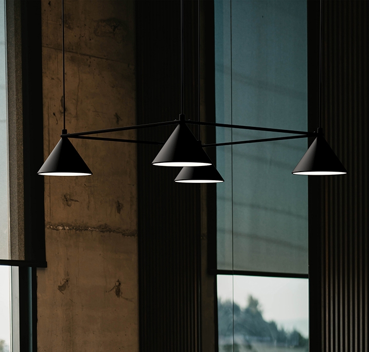 Lumo, another recent, modular product line from Zero, can be arranged into geometrical patterns to provide a strong sense of structure