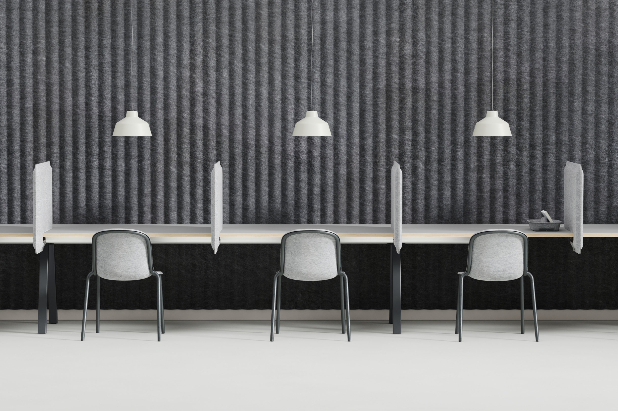 De Vorm's new Ratio Pendant Lamp range in spun steel offers a fresh take on a classic, utilitarian design