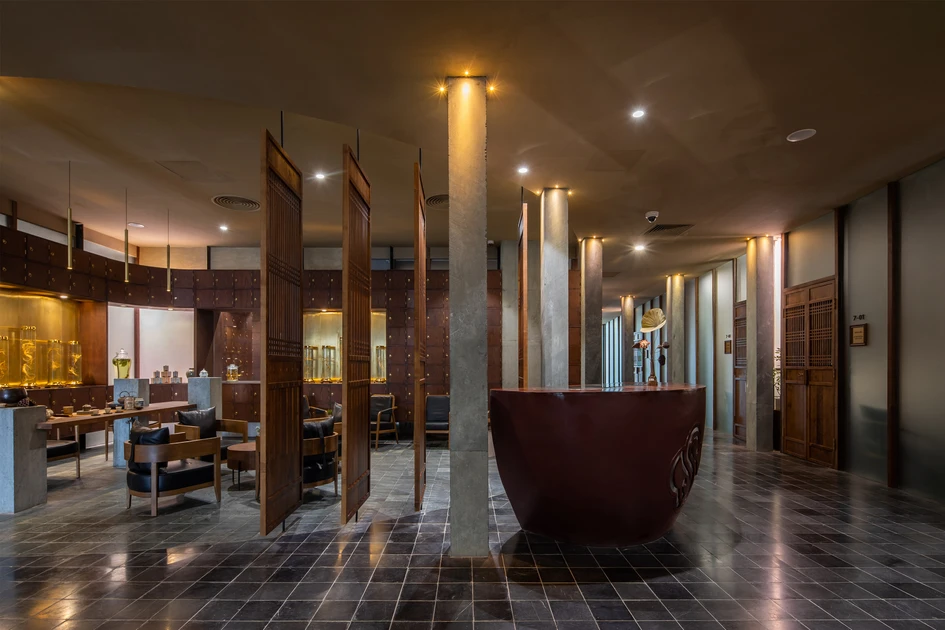 The Traditional Clinic segregates itself as an informative space, yet remains open to the wider public looking to explore traditional natural medicines. Photos: Hoang Le